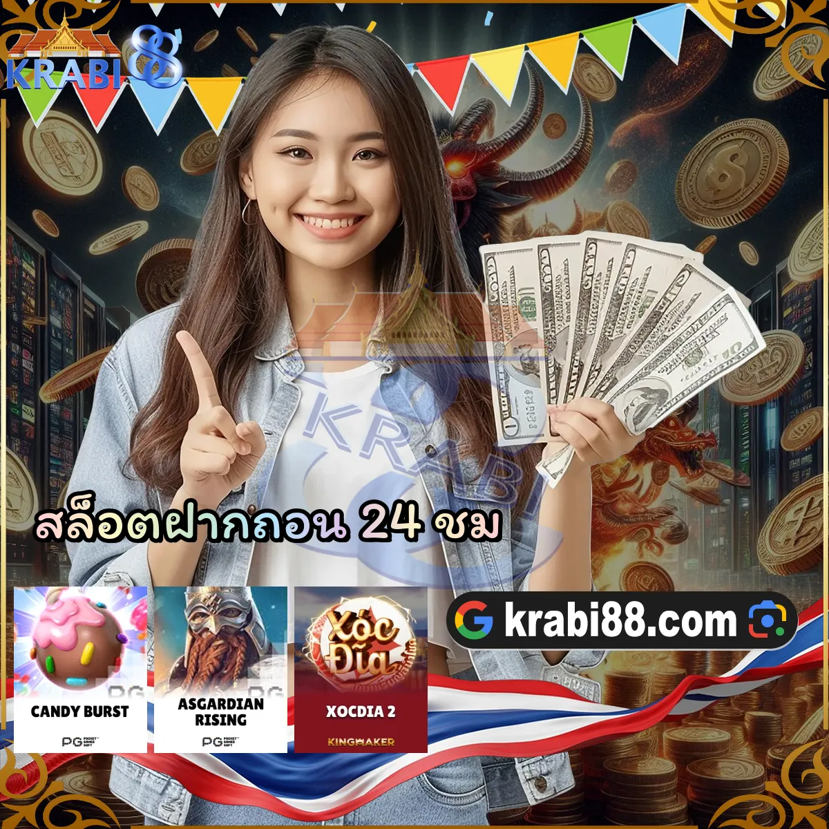 วิธีฝาก-ถอนเงินอัตโนมัติ 24 ชั่วโมง